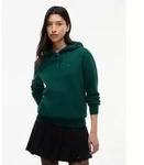 Tommy Jeans Kapuzensweatshirt TJW REG S FLAG HOODIE Baumwollmischung gr&uuml;n XS...