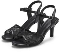 Sandalette LASCANA "Mid-Heel-Sandalette, Sandale, offener Schuh, Sommerschuh", Damen,