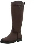 Tamaris Stiefel Blockabsatz, Langschaftstiefel im Used Look braun 39 EU