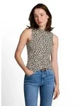 TOM TAILOR Denim T-Shirt mit Rippstruktur beige|braun XXL (44)