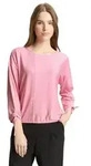 TOM TAILOR Denim 3/4-Arm-Shirt in feiner Rippoptik rosa XXL (44)