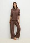 Longsleeve MARC O'POLO, Damen, Gr. XS, braun (dunkelbraun melange), Jersey,