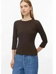 s.Oliver 3/4-Arm-Shirt T-Shirt 3/4-Arm-Rippshirt im Slim Fit