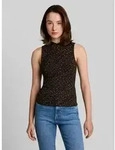 TOM TAILOR Denim Tr&auml;gertop T-Shirt (im Einserpack) Slim Fit Top mit Stehkragen