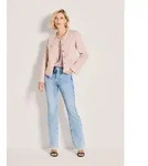 MADELEINE Kurzblazer Boucl&eacute;-Blazer mit Glanzakzenten Kurzblazer mit Rundhals,