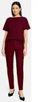 Betty Barclay B&uuml;gelfaltenhose Damen Slim Fit Material rot 36