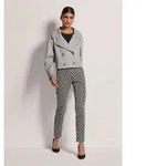 MADELEINE Kurzblazer Zweireihiger Kurzblazer mit Revers Unifarbenes Design mit