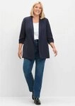 Sheego Blusenblazer Longblazer Langarm