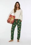 LASCANA Pyjama (2 tlg) mit s&uuml;&szlig;em Weihnachts-Hunde-Print