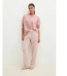 Marc O'Polo Pyjama Mix & Match Cotton aus Baumwoll-Jersey, mit geometrischen...