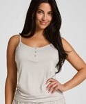 Hunkem&ouml;ller Pyjama Pyjama Cami Striped Henley