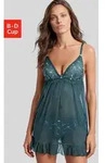 Vivance by Lascana Neglig&eacute; Thea aus transparentem Soft-Mesh mit Blumen aus
