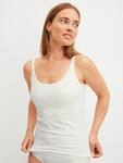 Tr&auml;gertop CALIDA "Natural Skin", Damen, Gr. M (44/46), wei&szlig; (star wei&szlig;),