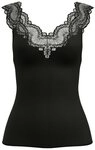 CALIDA Tanktop Feminine Lounge Damen (1-tlg) seidig weich und mit feiner Spitze