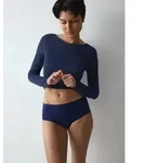 Triumph Slip Pretty Micro Maxi nahtlos blau XS