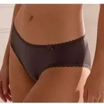 s.Oliver Panty Camille mit feiner Spitzenborte braun 44/46