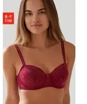 s.Oliver Schalen-BH Denise im Balconette-Schnitt aus Spitze und fancy Mesh, sexy