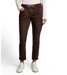 TOM TAILOR 7/8-Hose TOM TAILOR Tapered mit Bindeband am B&uuml;ndchen braun 44