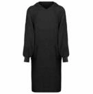 vidaXL Bademantel Decken-Hoodie KINN Schwarz XL Baumwolle, Baumwolle