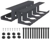 vidaXL Kabelzubeh&ouml;r Unter dem Schreibtisch Kabelmanagement Tray 2 Stk....