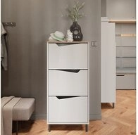 Vicco Schuhkipper Marelle, Wei&szlig;/Artisan, 60 x 129.5 cm mit 3 F&auml;chern (1 St)