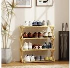 HOMCOM Schuhregal Schuhst&auml;nder f&uuml;r bis zu 12 Paar Schuhe, Schuh-Organizer,