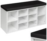 tectake Schuhschrank Schuhkommode, 103,5 x 48 x 30 cm, f&uuml;r 10 Paar Schuhe...