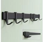 Mai & Mai Wandgarderobe Kleiderhaken Garderobenleiste aus Aluminium mit 4/6/8...