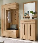 Furn.Design Garderoben-Set Design-D, (Komplett-Set in Evoke Eiche 4-teilig, 200...