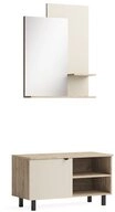 Vicco Garderoben-Set Puerto, Eiche/Cashmere, 2- er Set, (2-St)