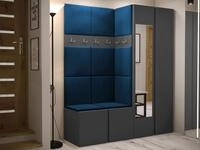 MIRJAN24 Garderoben-Set Orion XII, (Komplett-Set, Schrank, Schrank mit Spiegel,...