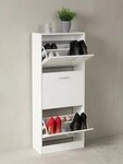 KADIMA DESIGN Schuhschrank Schuhablage 3 F&auml;cher, Platz f&uuml;r 18 Paar Schuhe,...