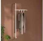 Metallbude Garderobenstange Garderobe TAMINA, vertikal oder horizontal nutzbar