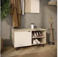 Vicco Schuhregal Puerto, Eiche/Cashmere, 86 x 48 cm