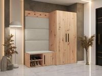 MIRJAN24 Garderoben-Set Medi I, (Dreht&uuml;renschrank, Schuhschrank, 4x Paneel...