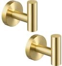 LuxusKollektion Wandhaken Kleiderhaken Wandhaken Edelstahl SUS304 Gold 2...