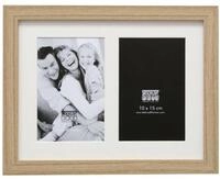 Deknudt Rahmen S66KB2 Galerie 2x13x18 Holz naturfarbe mit Passepartout