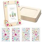 LuxusKollektion Bilderrahmen zum Basteln Bilderrahmen Holz Bastelset 6er Set...