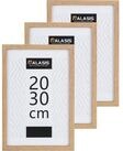 LuxusKollektion Bilderrahmen-Set Bilderrahmen 20x30 Holz 3er Set Foto Poster...
