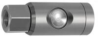 RIEGLER Steckfitting Riegler Druckknopf-Sicherheitskupplung NW 7,4, drehbar,...