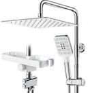 Rainsworth Duschsystem Duschkopf Set, 3 Strahlart(en), Zweifunktion Duschset mit
