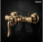 PaulGurkes Duscharmatur CLASSIC PVD-Beschichtung Gold, massives Messing,