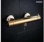 PaulGurkes Duscharmatur Massiver Messingguss, PVD-Gold Hochglanz, 38&deg;...