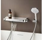 doporro Wannenarmatur Badewannenarmatur mit Handbrause Armatur mit Dusche...