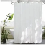 LuxusKollektion Duschvorhang Duschvorhang 200x150 cm Wei&szlig; Textil Antischimmel