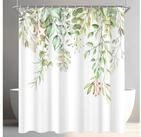 LuxusKollektion Duschvorhang Duschvorhang Klare Bl&auml;tter 180x200cm Antischimmel