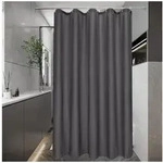 LuxusKollektion Duschvorhang Duschvorhang Wasserdicht Waschbar Dunkelgrau H180...