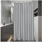 LuxusKollektion Duschvorhang Duschvorhang 100x180 Grau Antischimmel Grau H180 x...