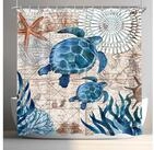 LuxusKollektion Duschvorhang Duschvorhang 100x200cm Multi 122 H200 x B100 cm...