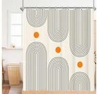 LuxusKollektion Duschvorhang Duschvorhang 180x160cm Geometrisch Geometrische...